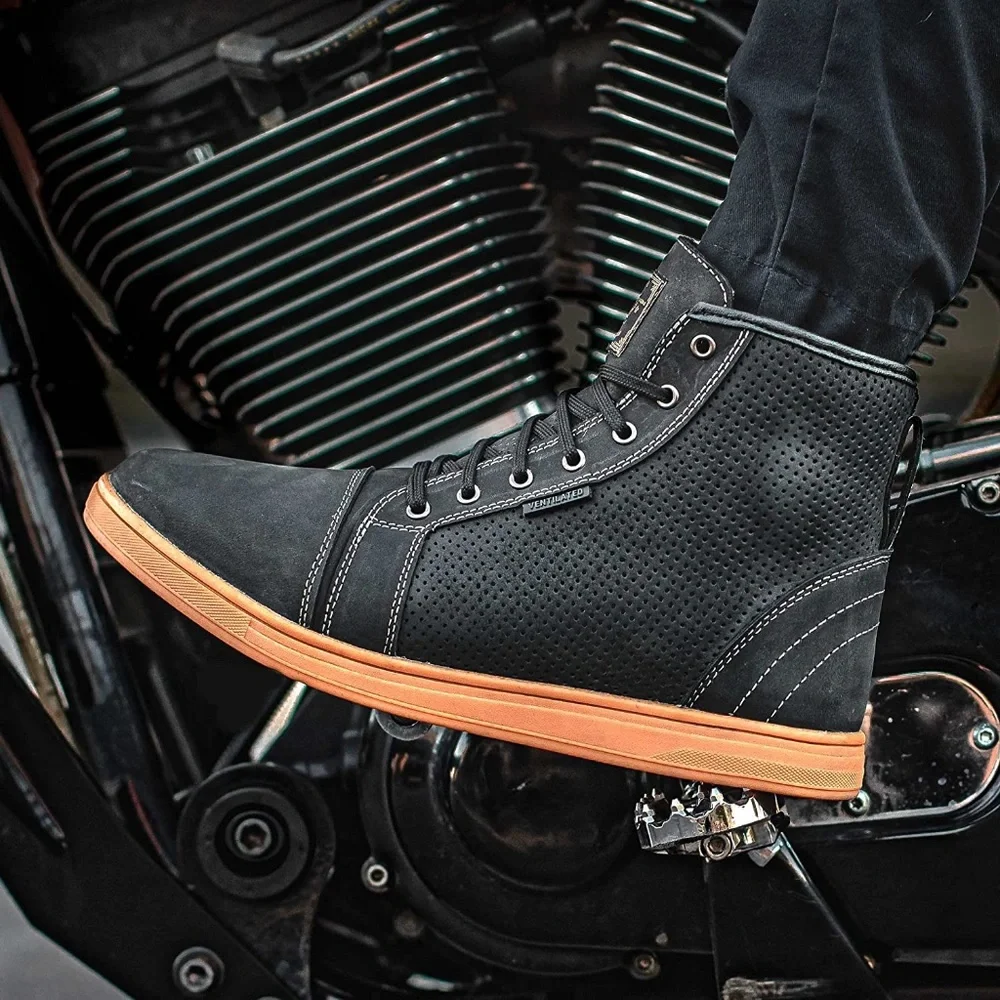 Leather Motorcycle Boots - The Crossfield - Picture 3 of 3